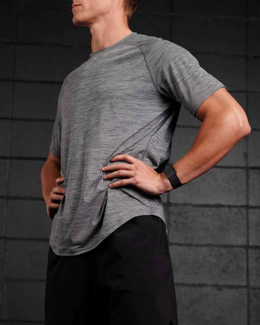 SmartTech Raglan Shirt | Charcoal Heather