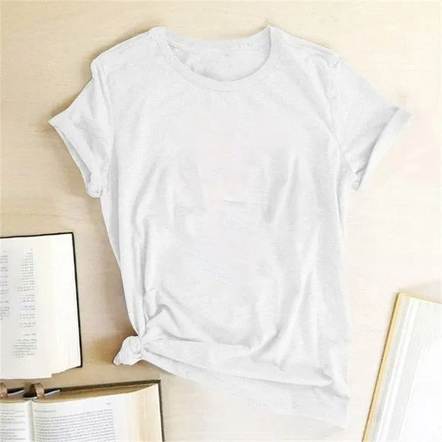 WOMEN BEE KIND T-SHIRT AESTHETICS GRAPHIC SHORT SLEEVE COTTON POLYESTER T-SHIRTS