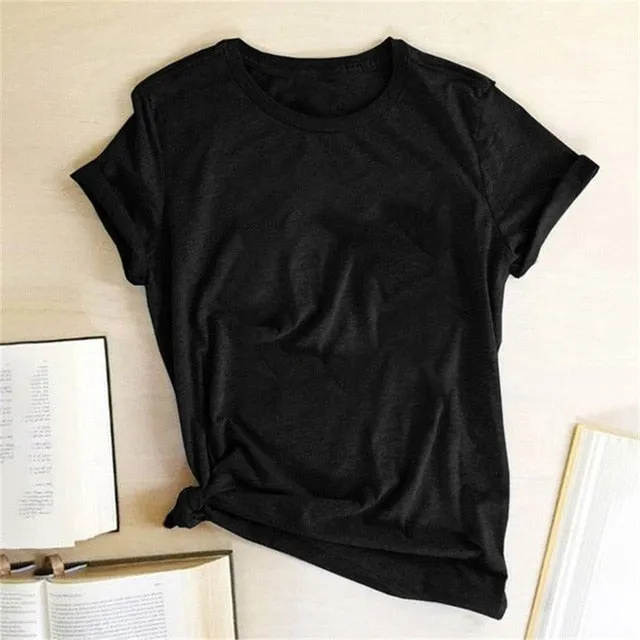 WOMEN BEE KIND T-SHIRT AESTHETICS GRAPHIC SHORT SLEEVE COTTON POLYESTER T-SHIRTS