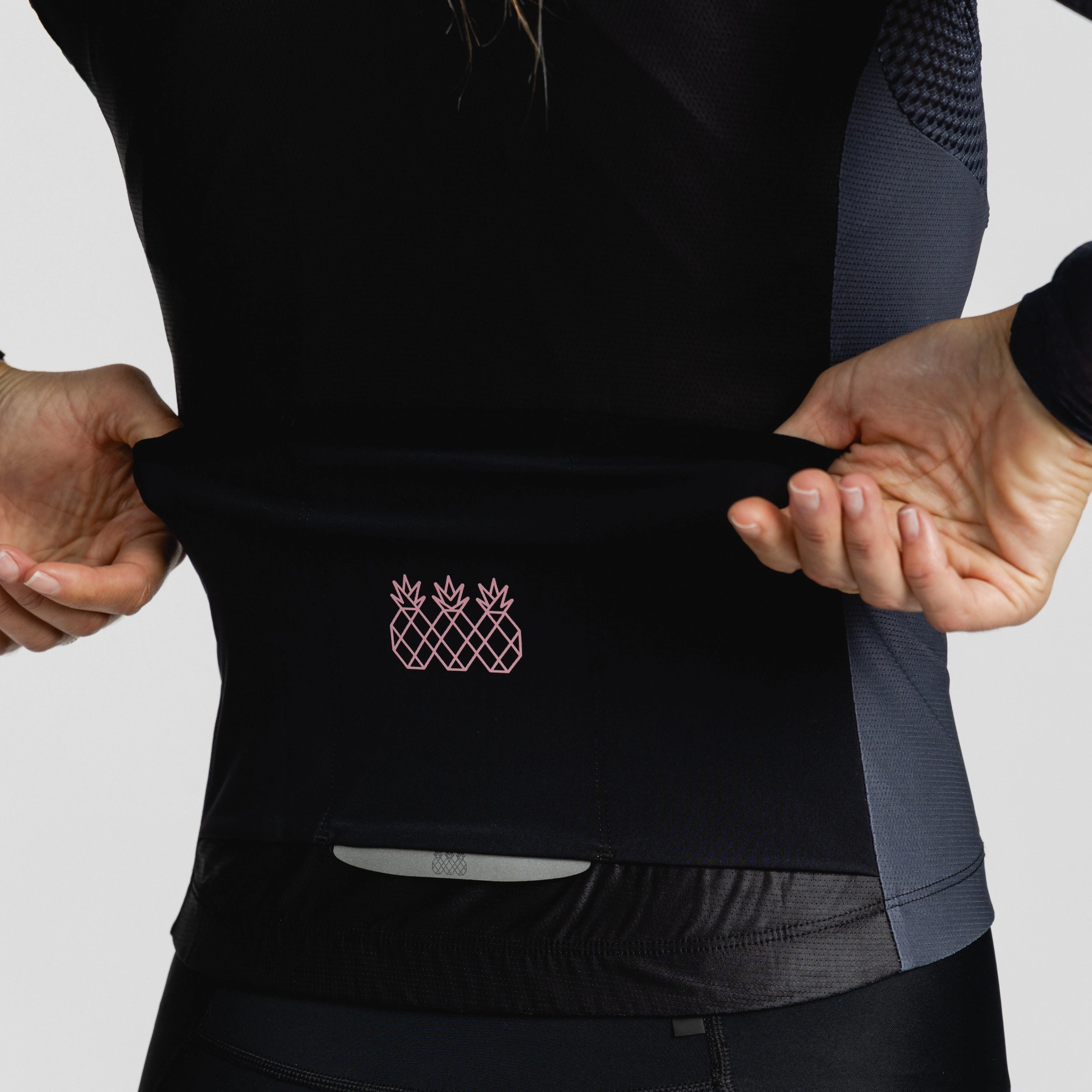 Women's Long Sleeve Jersey | Black & Gray