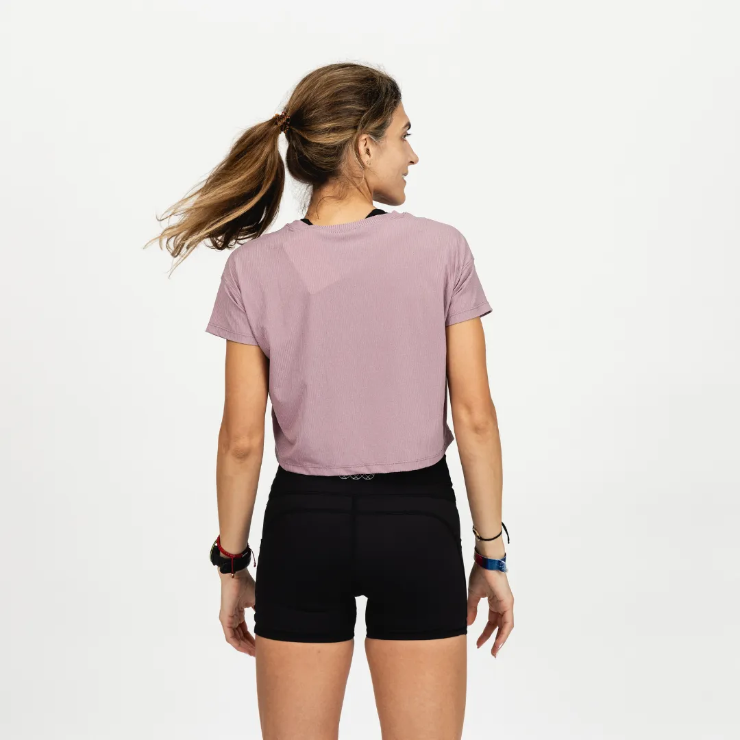 Women's Dry Fit Crop Top | Pink