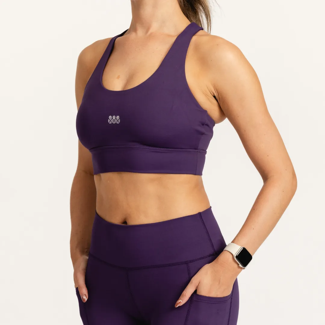 Women's Endurance Sports Bra | Deep Purple