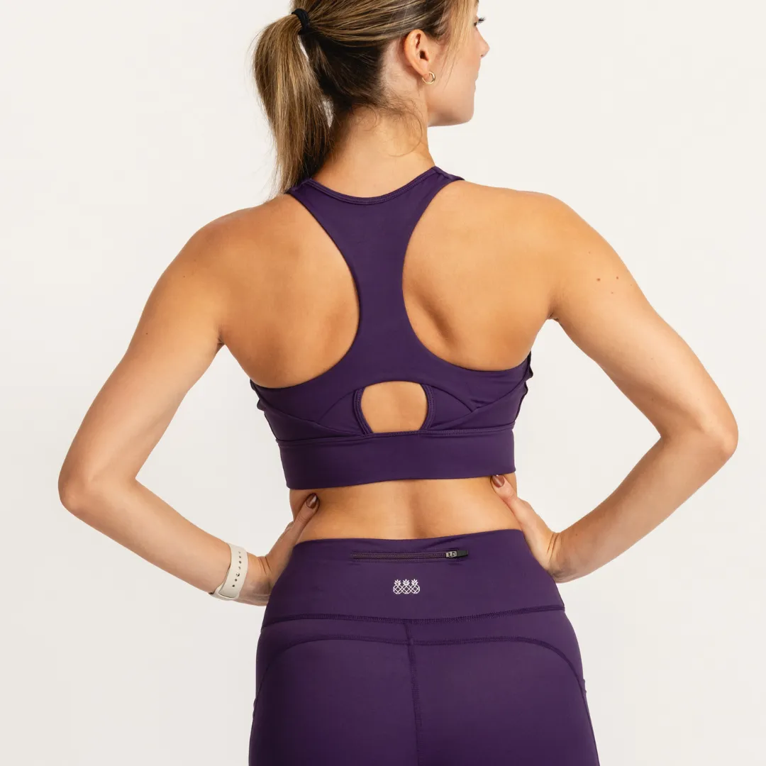 Women's Endurance Sports Bra | Deep Purple