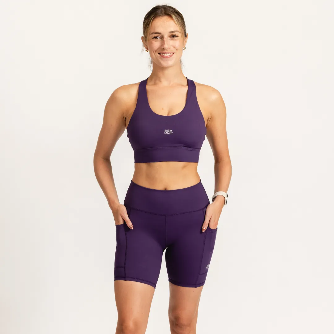 Women's Endurance Sports Bra | Deep Purple