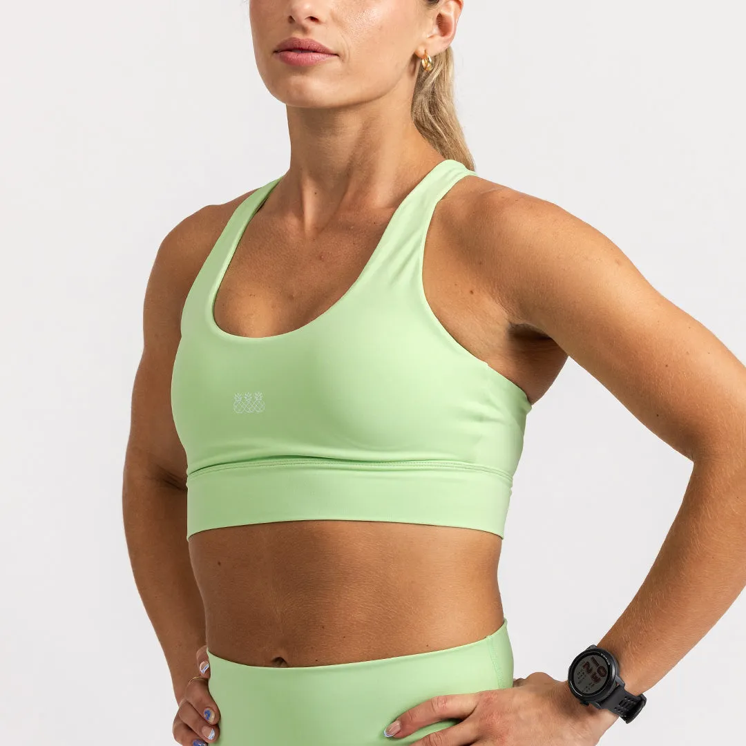 Women's Endurance Sports Bra | Lime Green