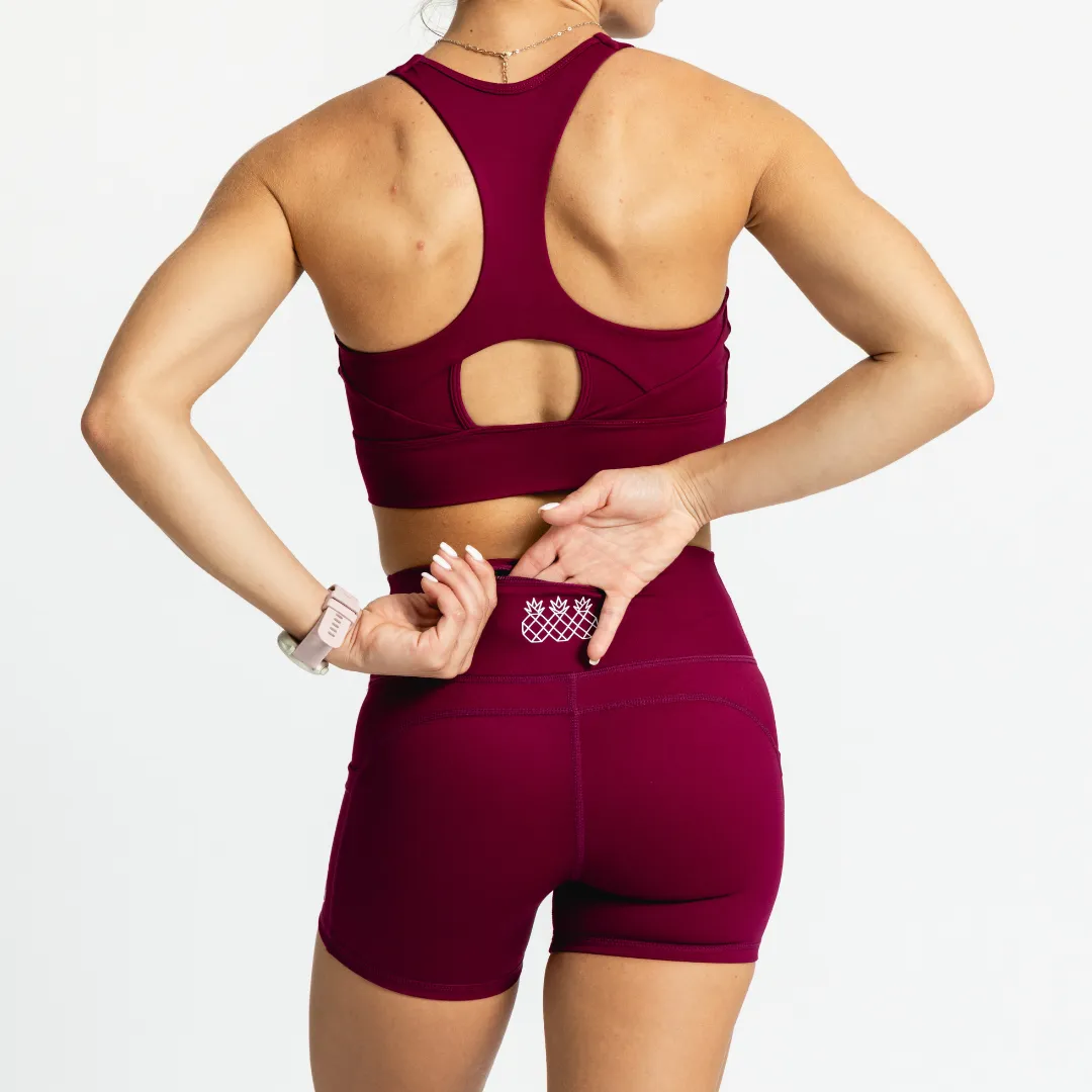 Women's OMG Shorts 4" | Merlot