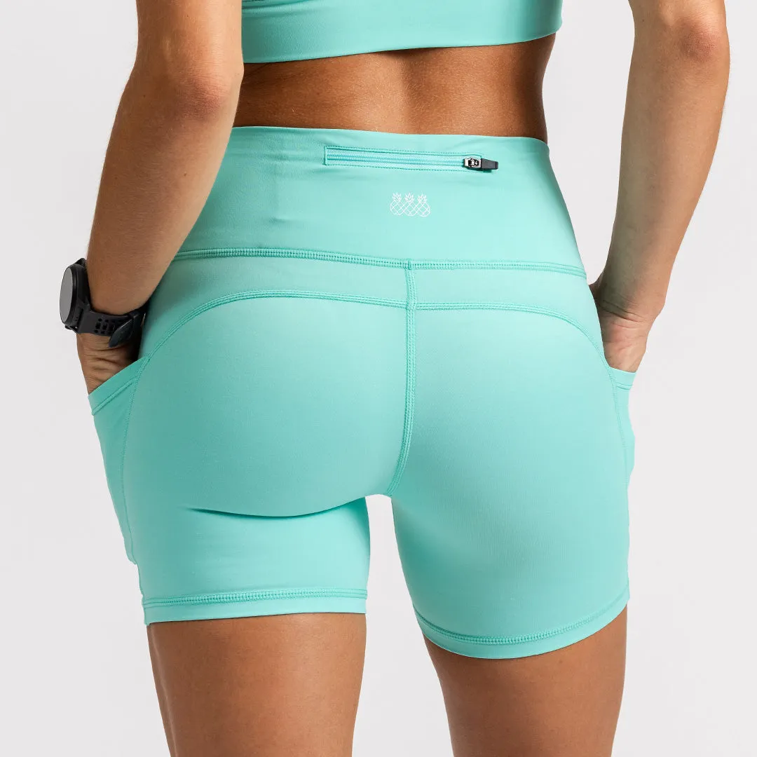 Women's OMG Shorts 5" | Aqua Beam