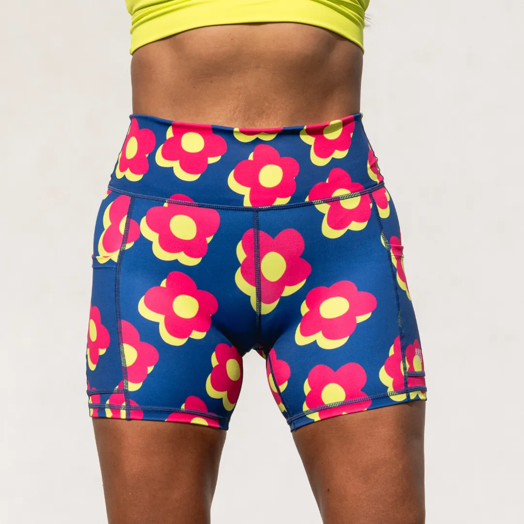 Women's OMG Shorts 5" | Azure Flora